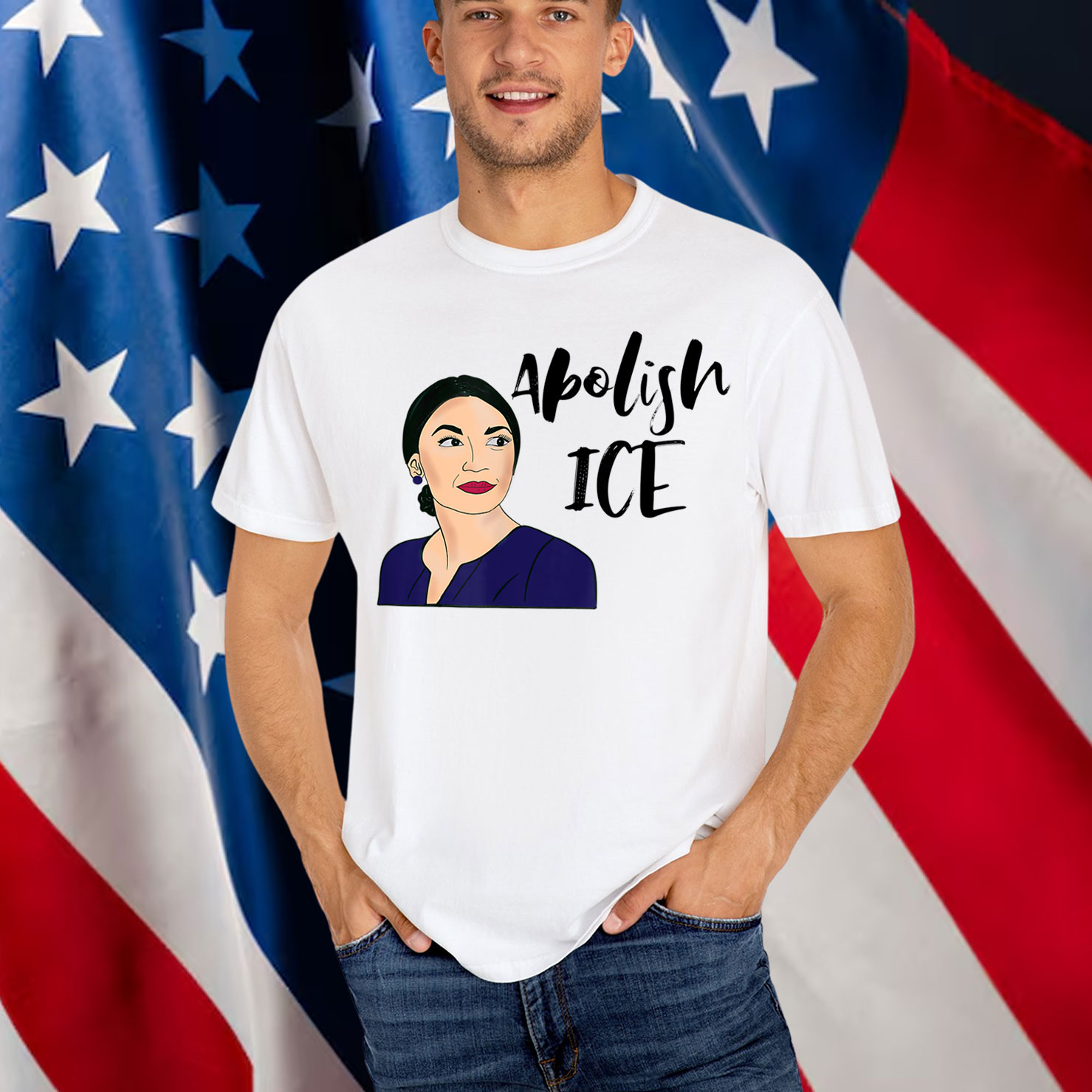 AOC Alexandria Ocasio Cortez Congress Abolish ICE Shirt