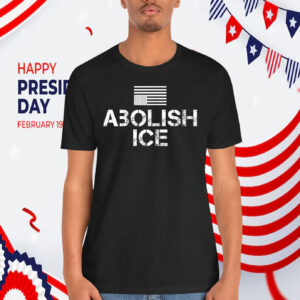 Abolish ICE America in Distress Inverted American Flag Shirt