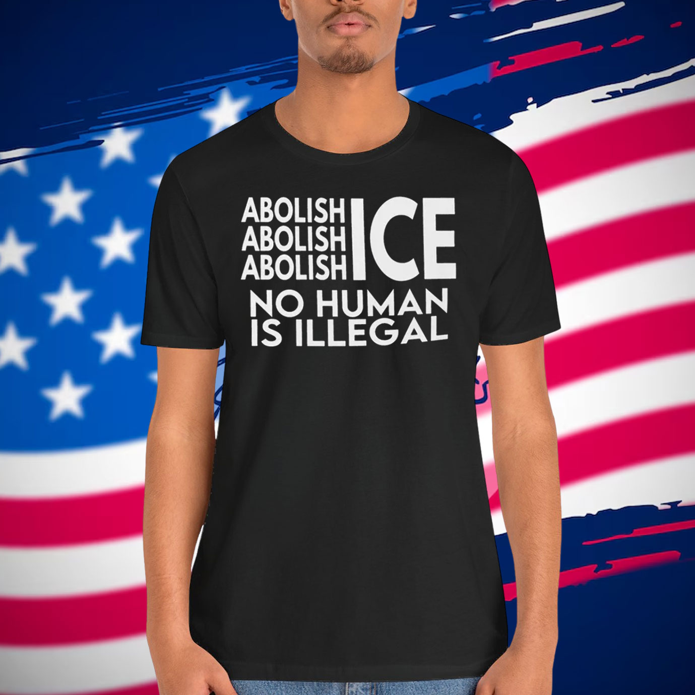 Abolish ICE No Human Is Illegal Shirts