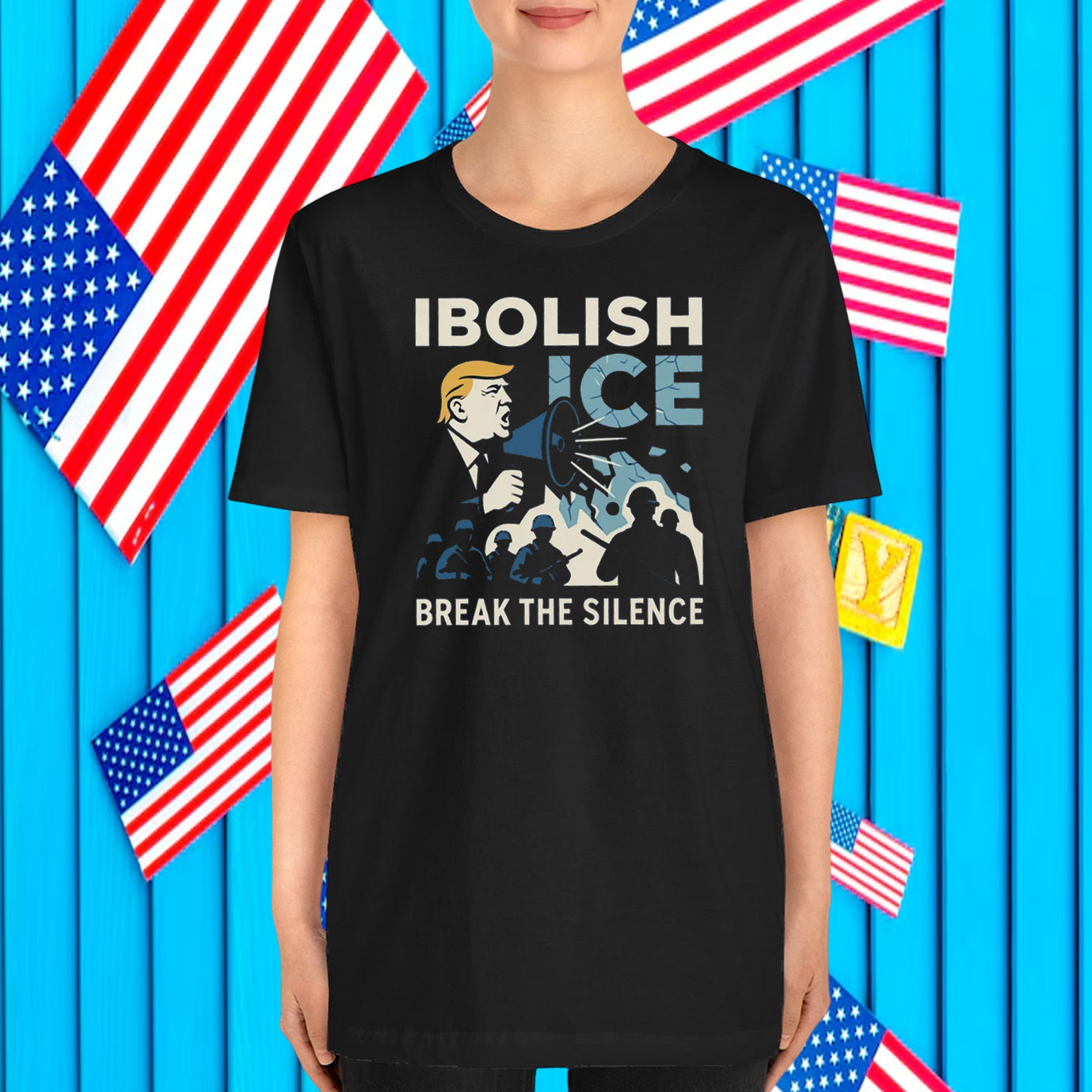 Abolish ICE T-Shirt Break The Silence