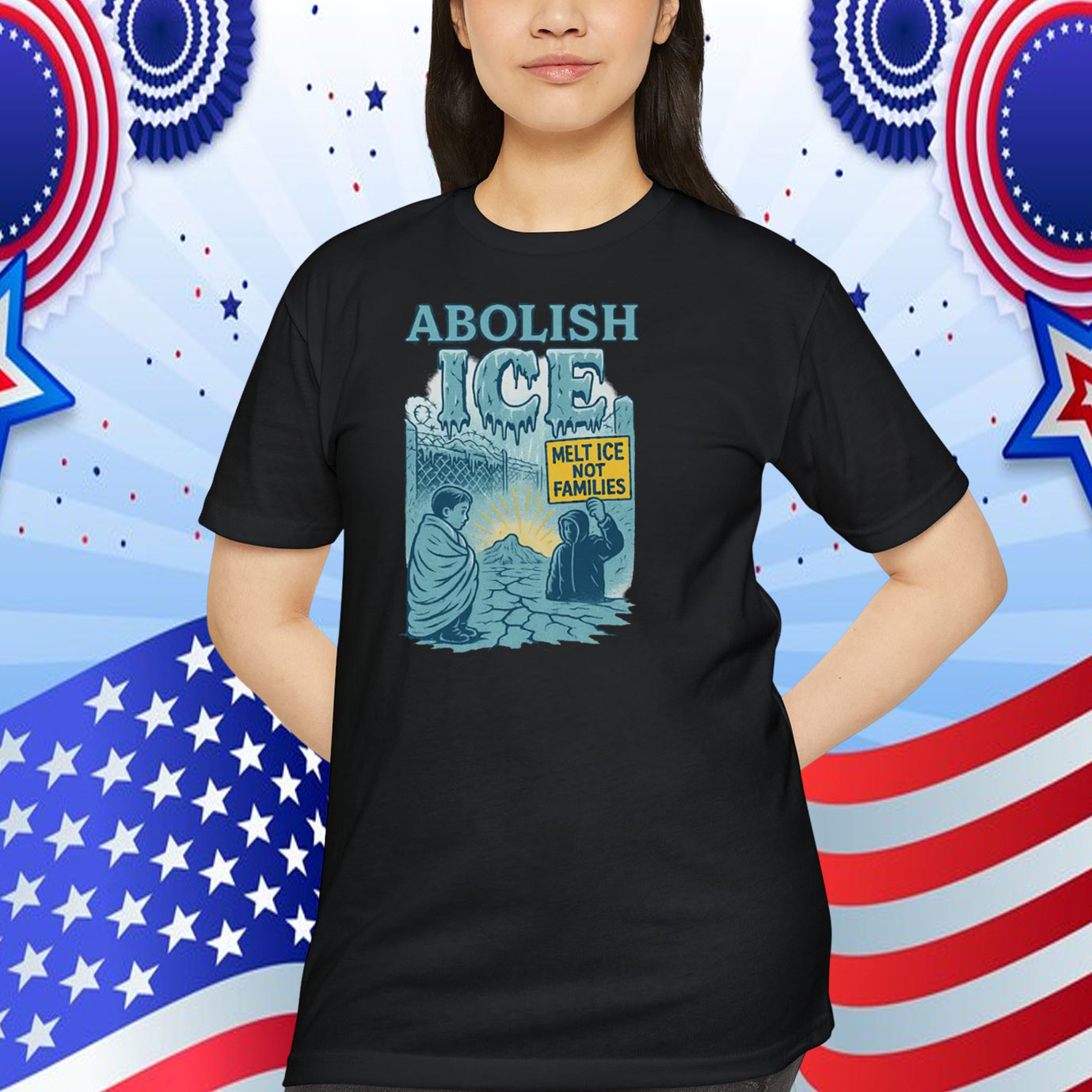Abolish ICE Shirt Melt Ice Not Families