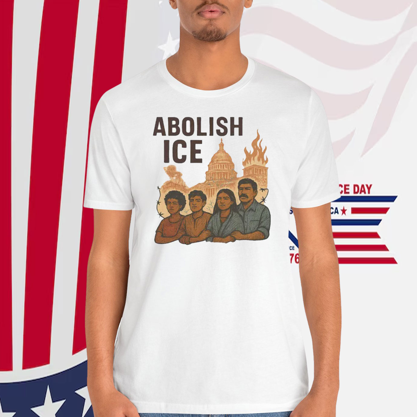 Abolish ICE Shirt No Human Is Illegal