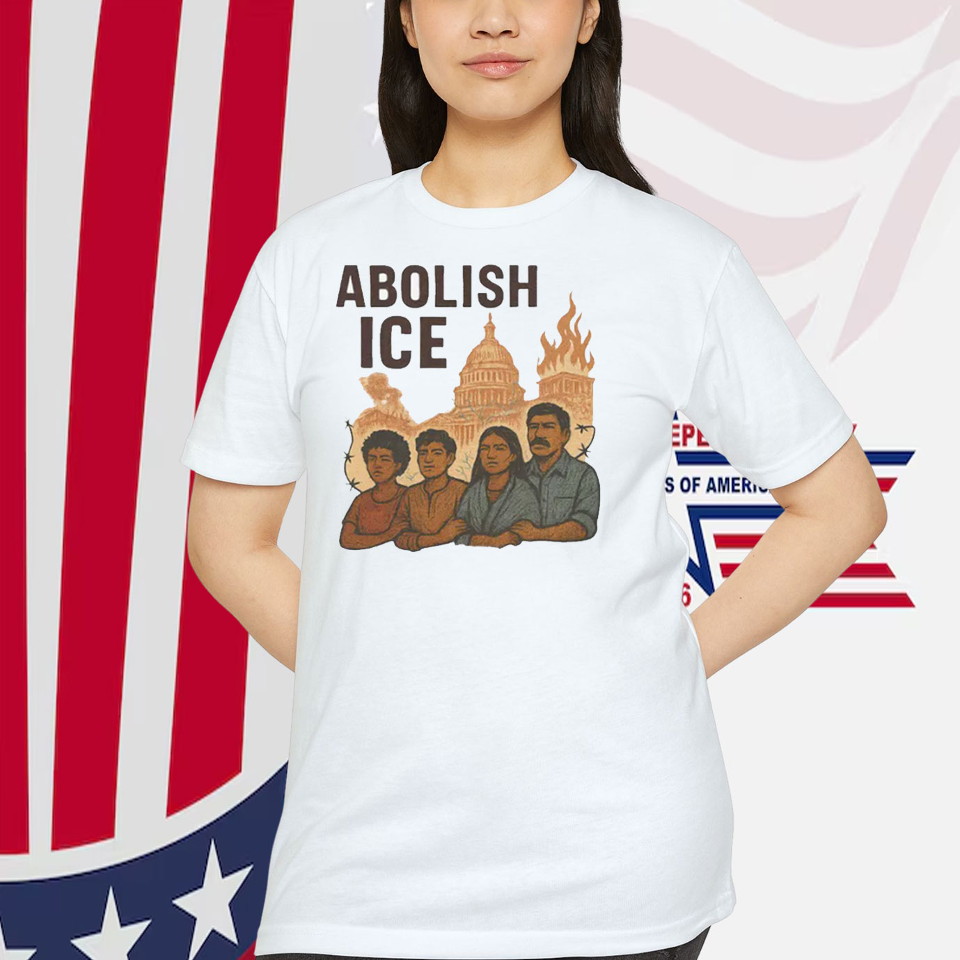Abolish ICE Shirt No Human Is Illegal
