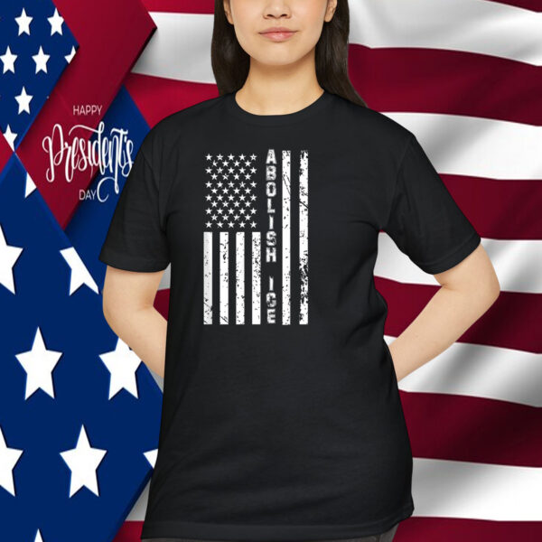 Abolish ICE United States Patriotic American Flag Shirt