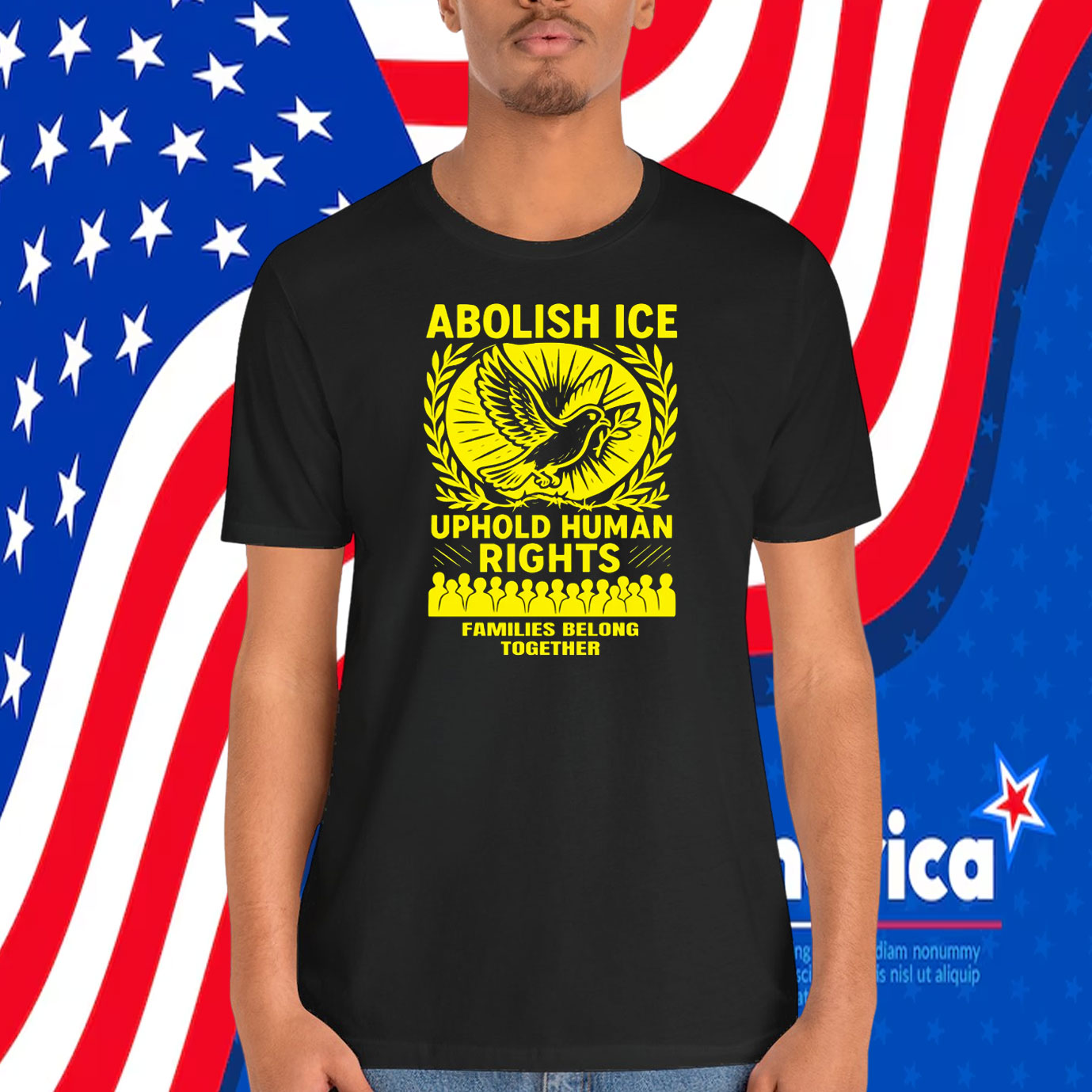 Abolish ICE Uphold Human Rights Families Belong Together Shirt