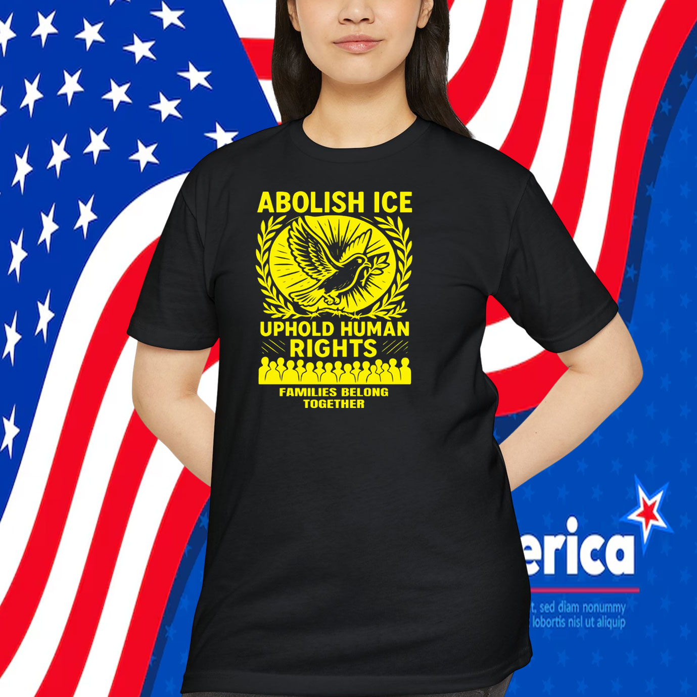 Abolish ICE Uphold Human Rights Families Belong Together Shirt