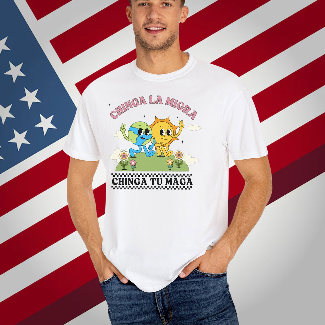 Chinga La Migra Chinga Tu MAGA T-Shirt