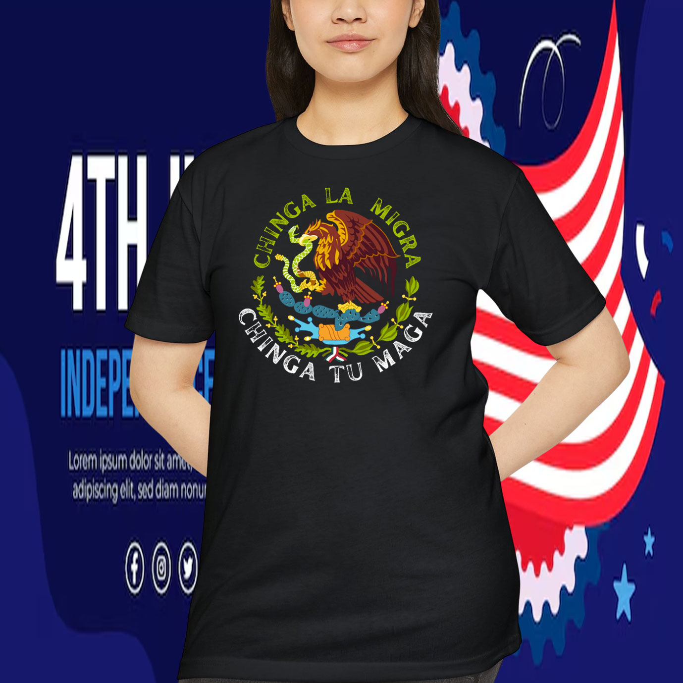 Chinga La Migra Chinga Tu Maga Mexican Shirt