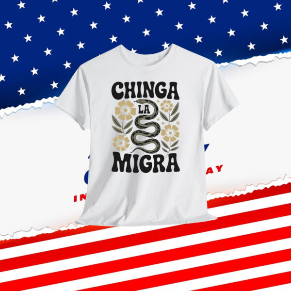 Chinga La Migra Flower Shirt