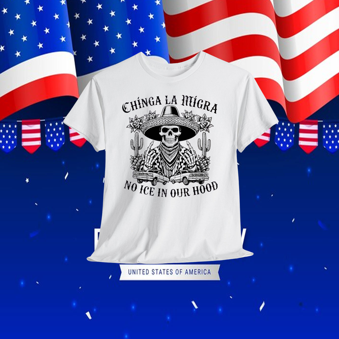 Chinga La Migra Shirt No ICE In Our Hood