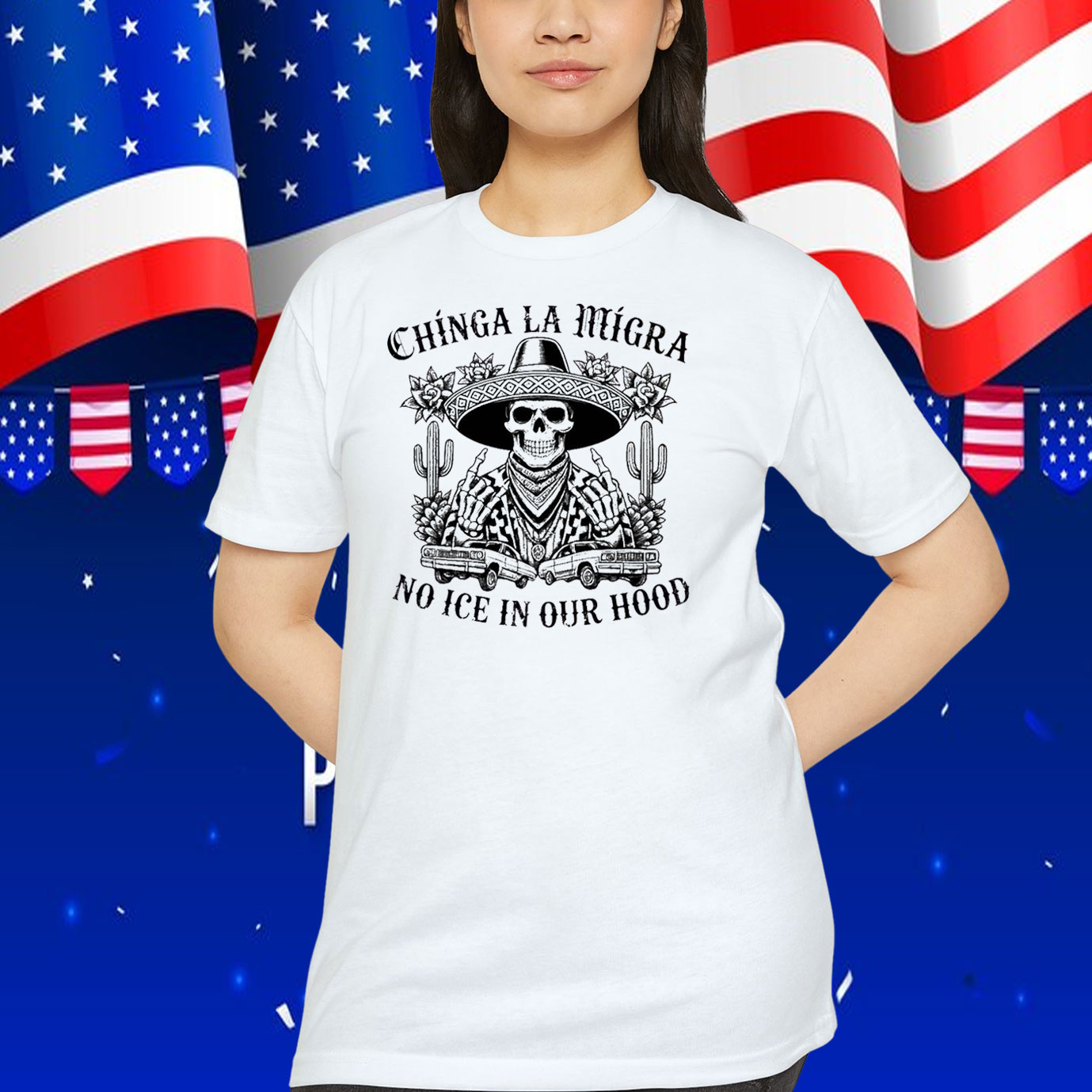 Chinga La Migra Shirt No ICE In Our Hood