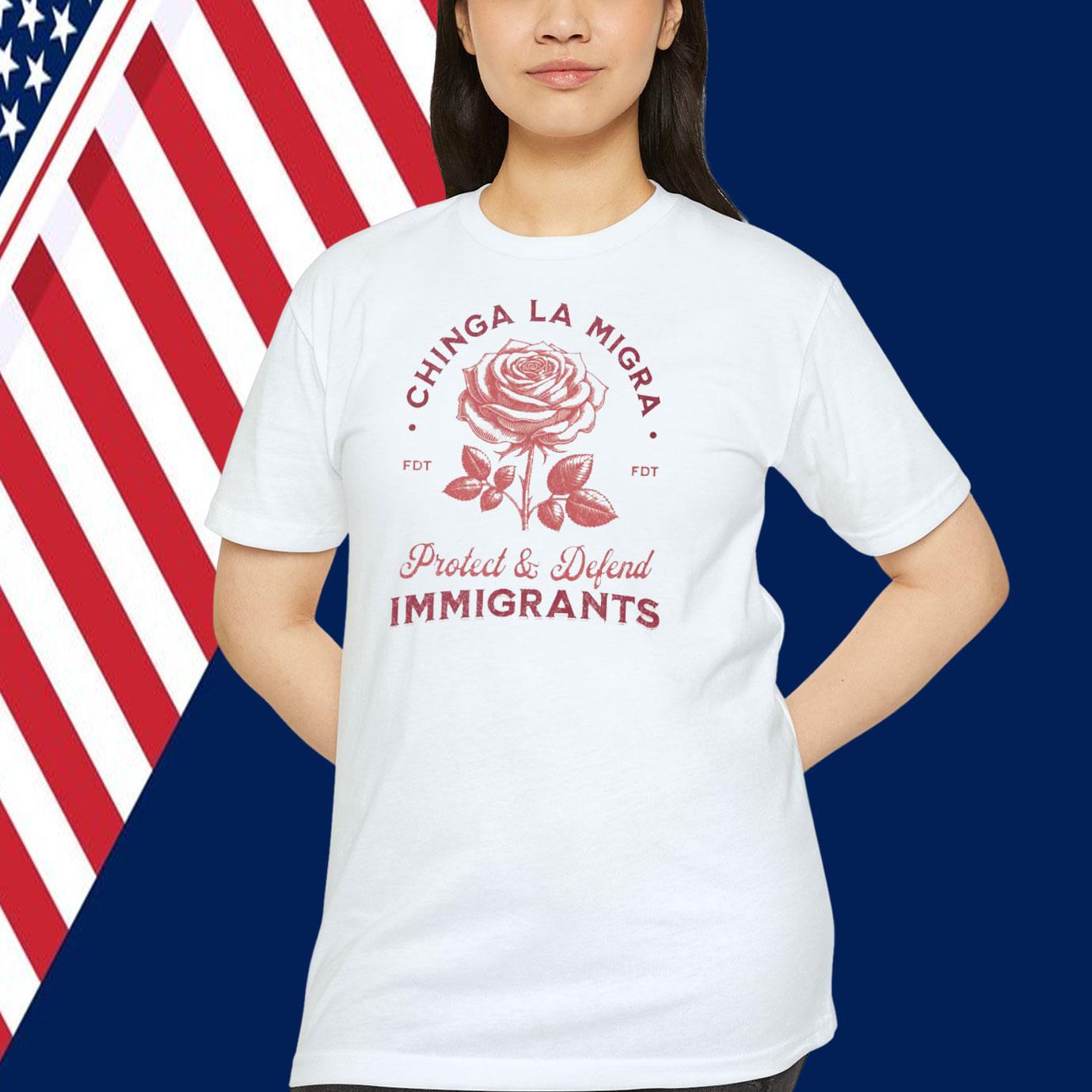 Chinga La Migra Shirt Protect & Defend Immigrants