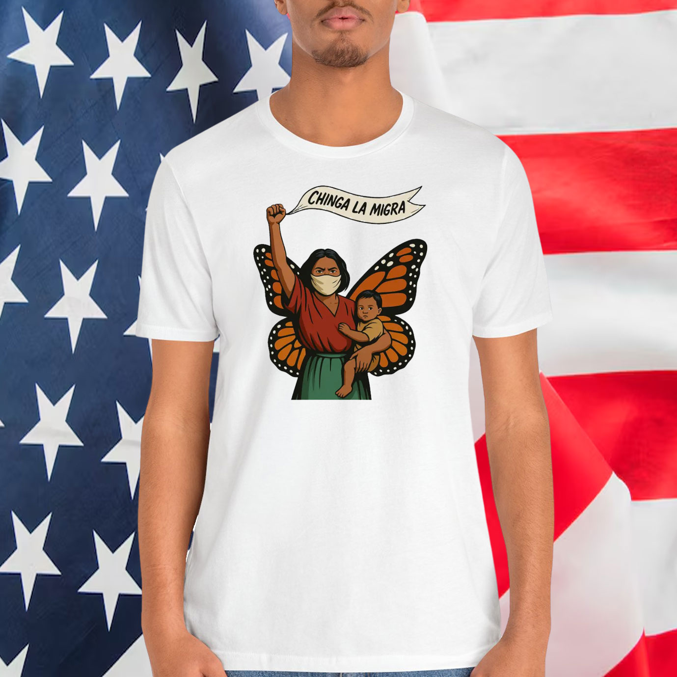 Chinga La Migra Unisex T-Shirts