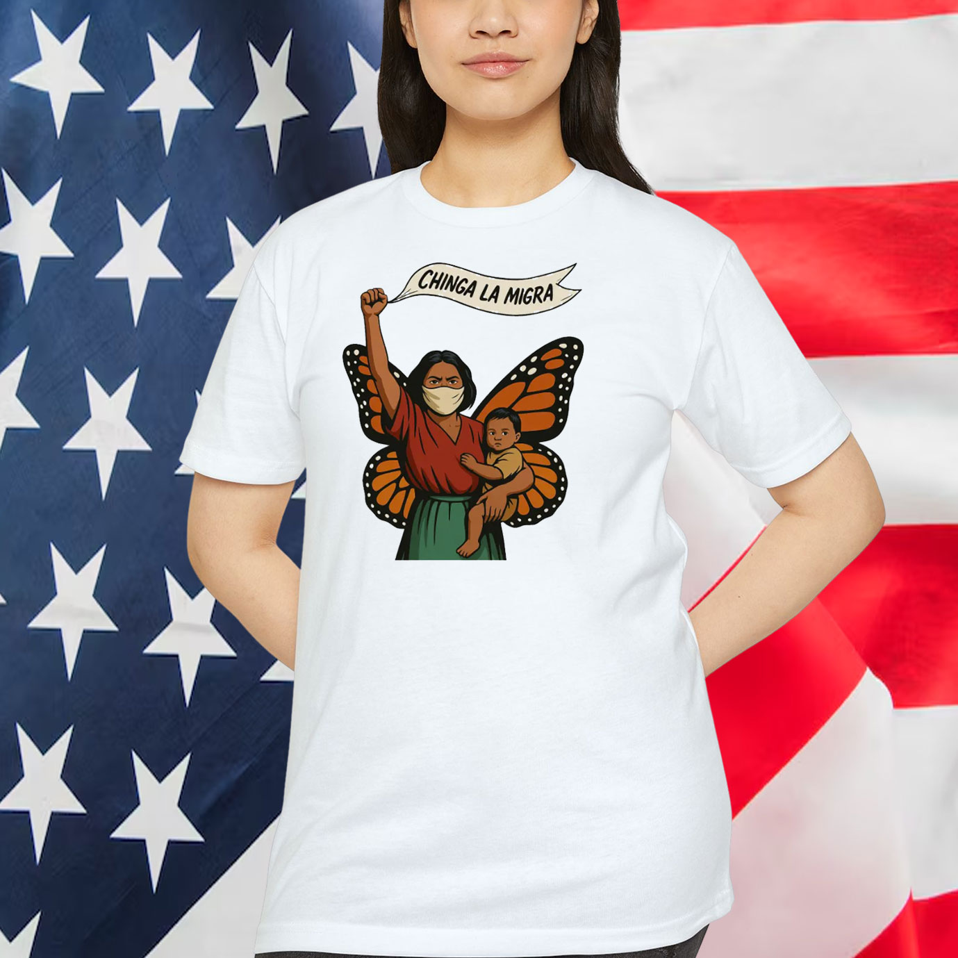 Chinga La Migra Unisex T-Shirts
