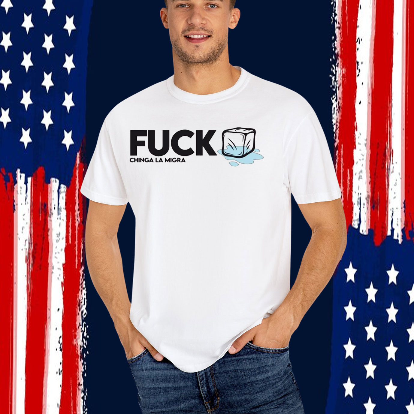 Fuck Chinga LA Migra T-Shirt