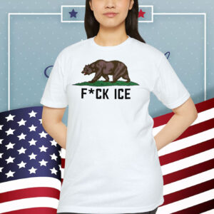 Fuck ICE California Flag Shirt