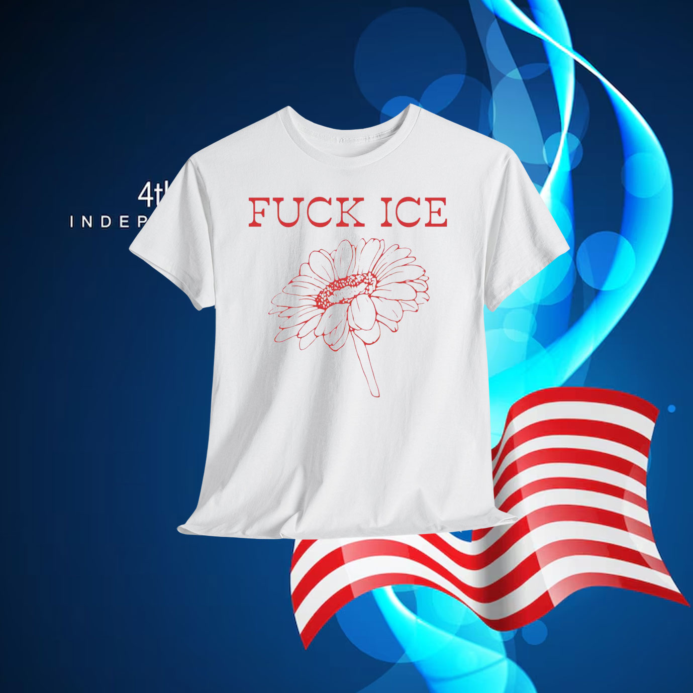 Fuck ICE Flower Shirt Abolish ICE