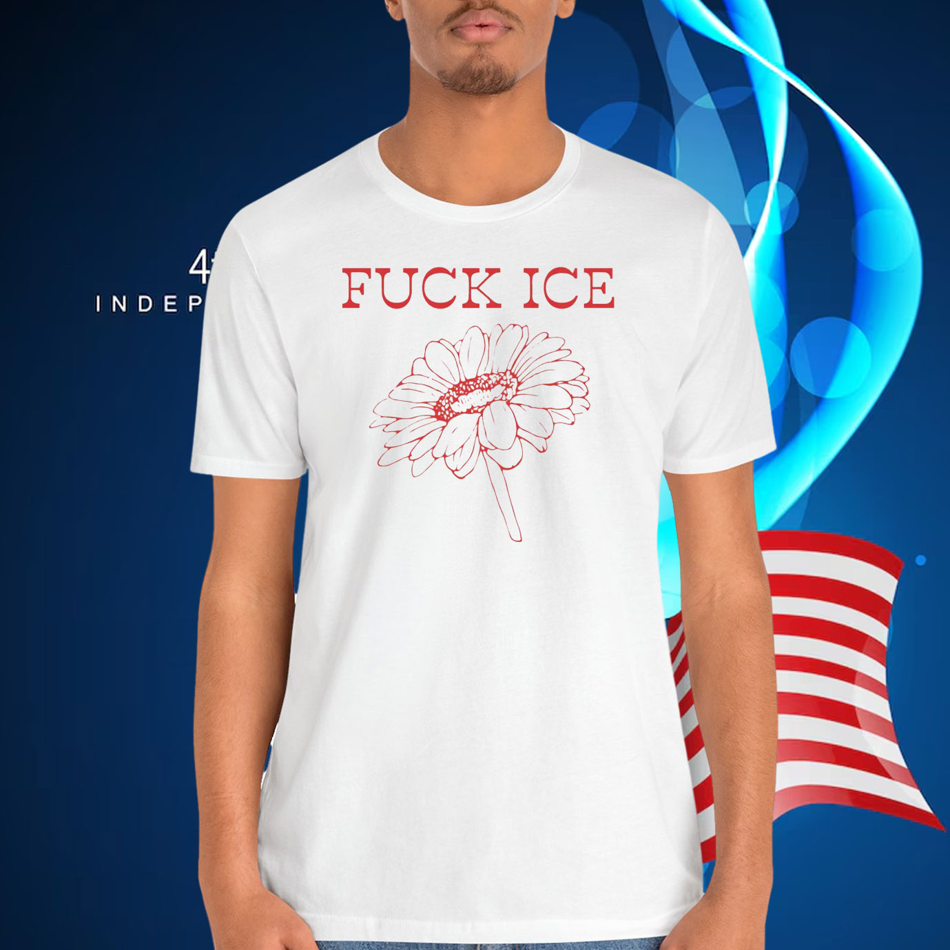 Fuck ICE Flower Shirt Abolish ICE