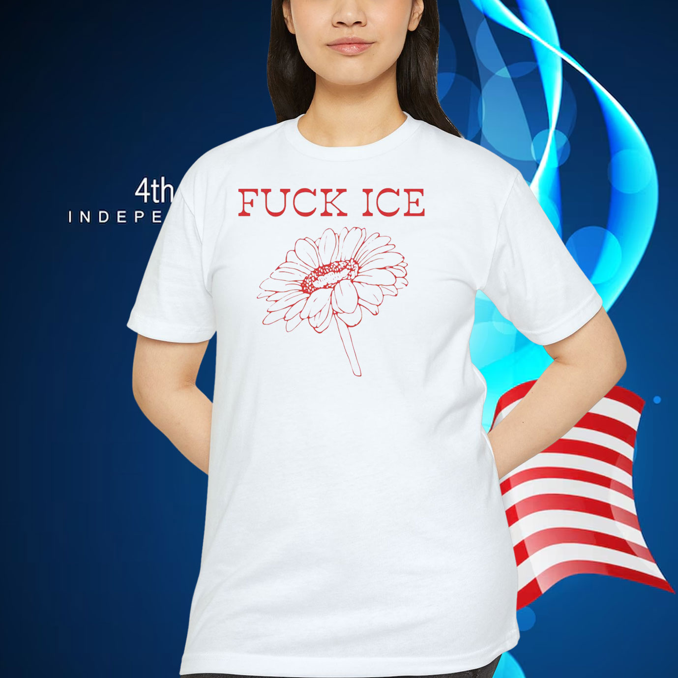 Fuck ICE Flower Shirt Abolish ICE