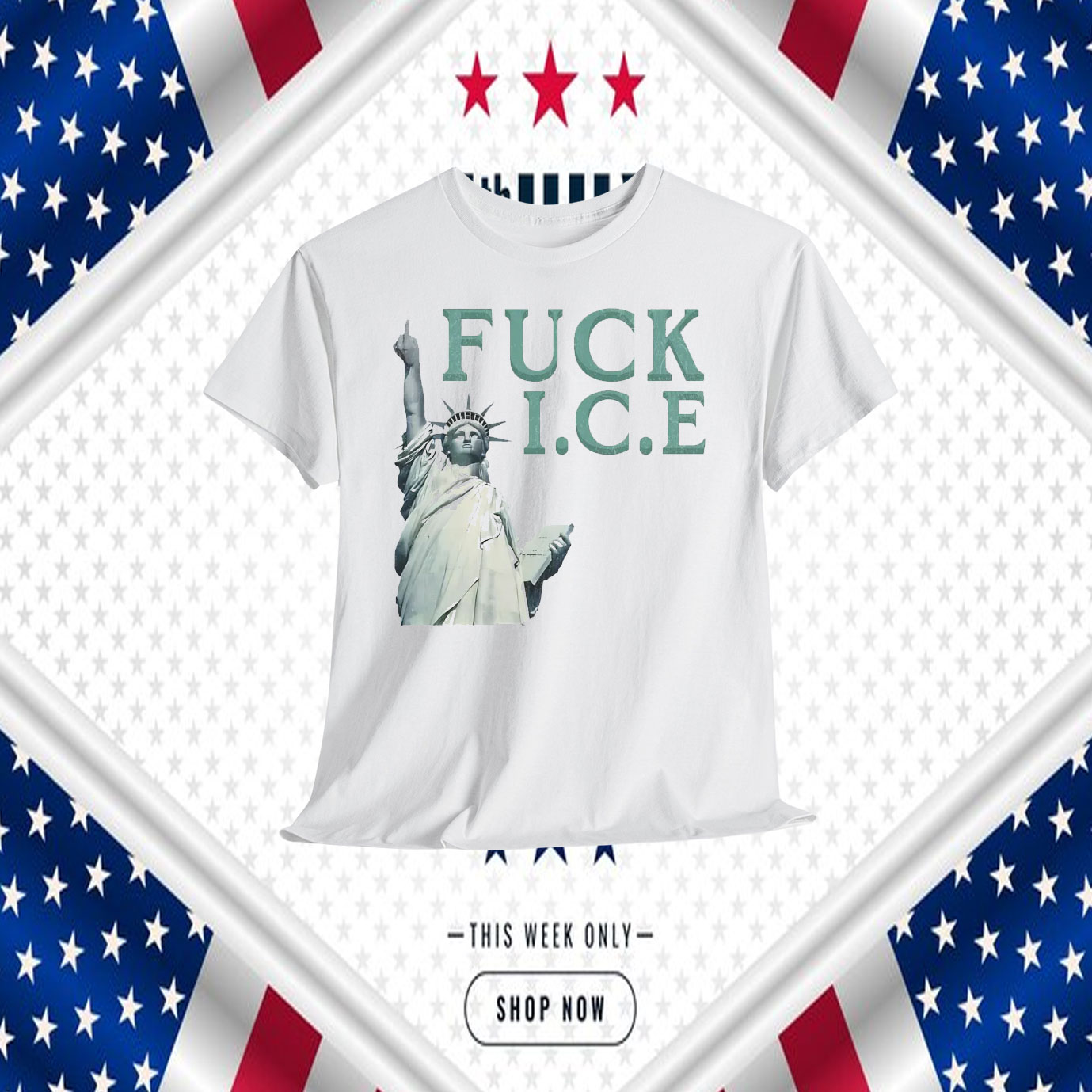 Fuck ICE Liberal Political Protest Shirt