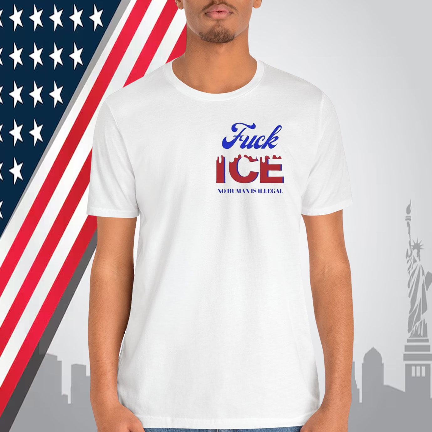 Fuck ICE No Human Is Illegal Shirt