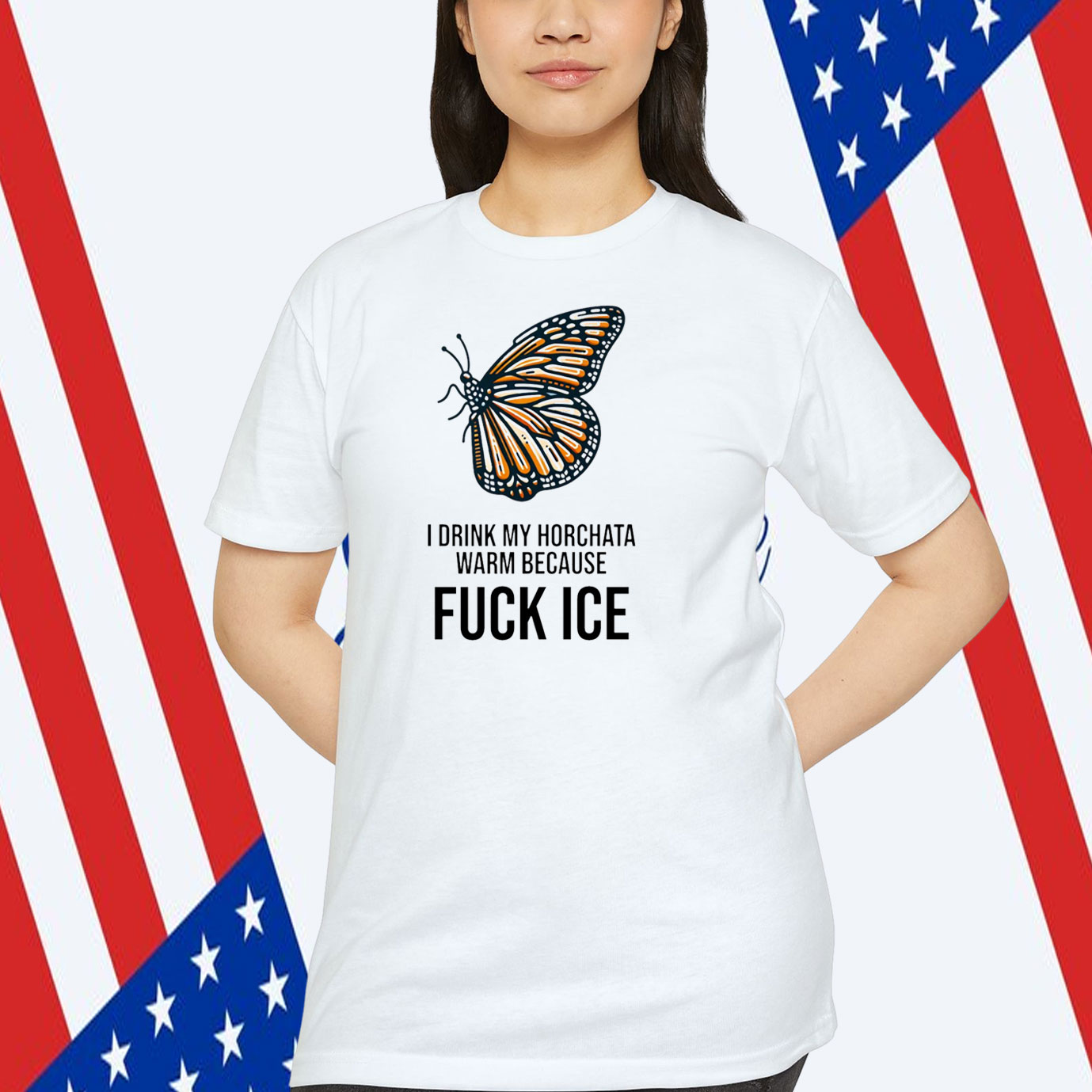 Fuck ICE Shirt I Drink My Horchata Warm Because