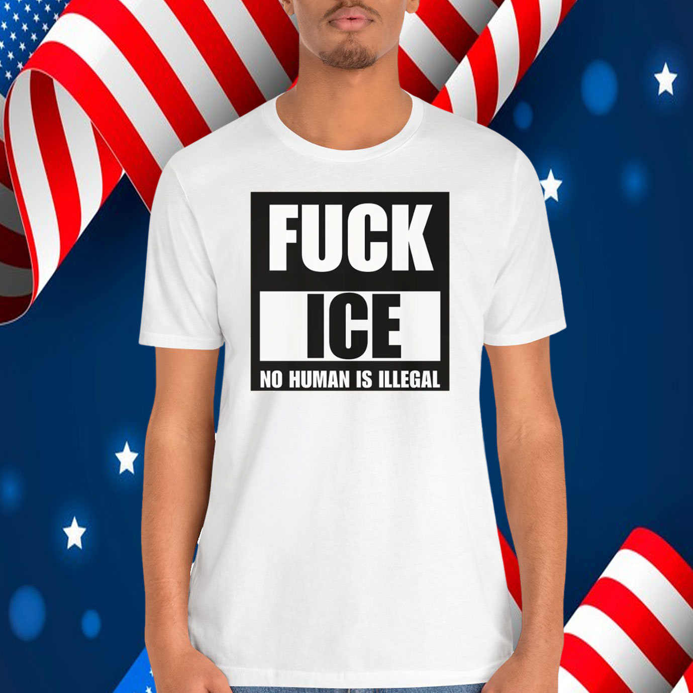 Fuck ICE Shirt No Human Is Illegal