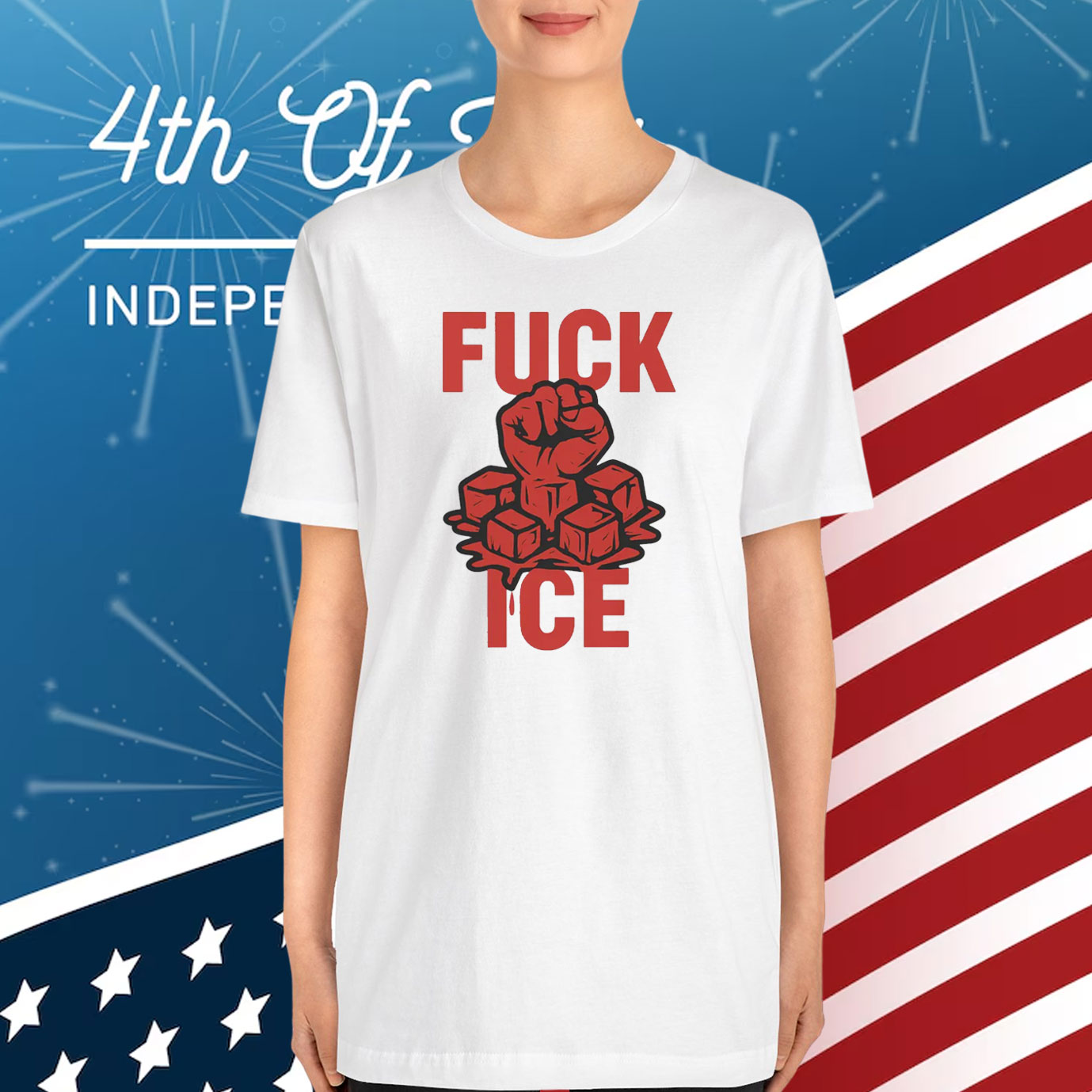 Fuck ICE T-Shirt No Human Is Illegal