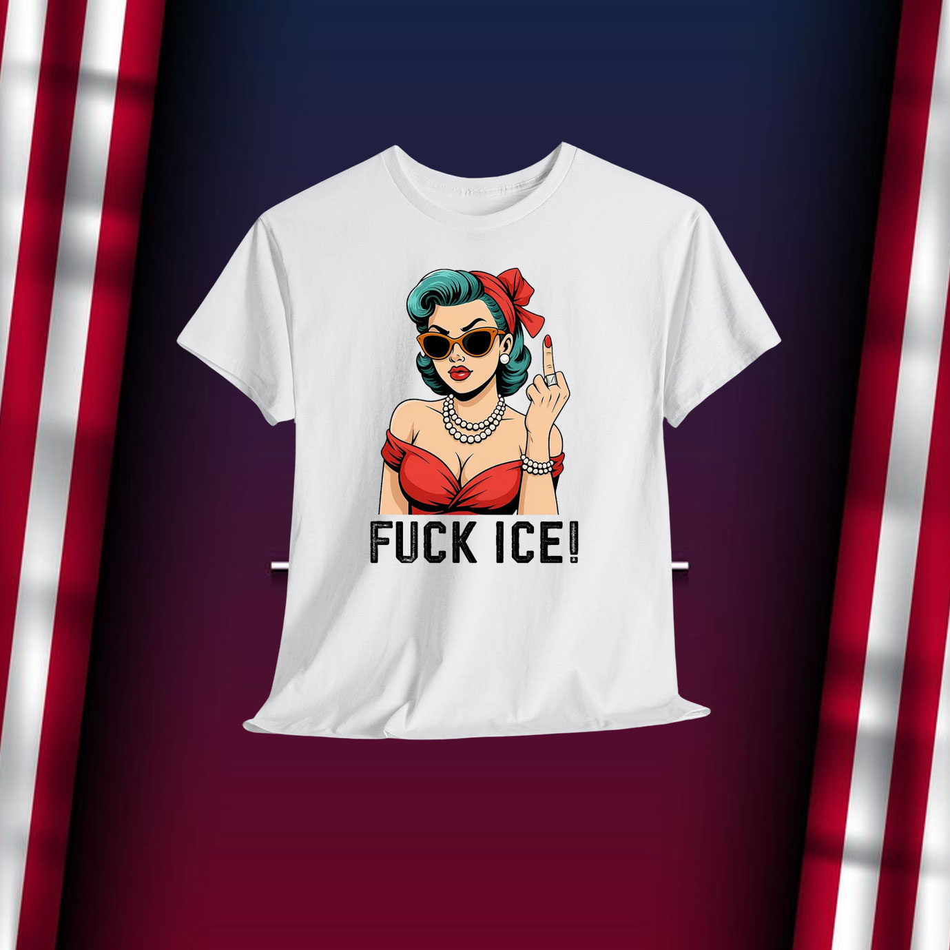 Fuck Ice Middle Fingers Shirt