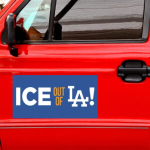 ICE Out Of LA Bumper Sticker