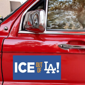 ICE Out Of LA Bumper Sticker