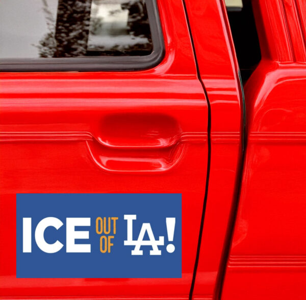 ICE Out of LA Car Magnet