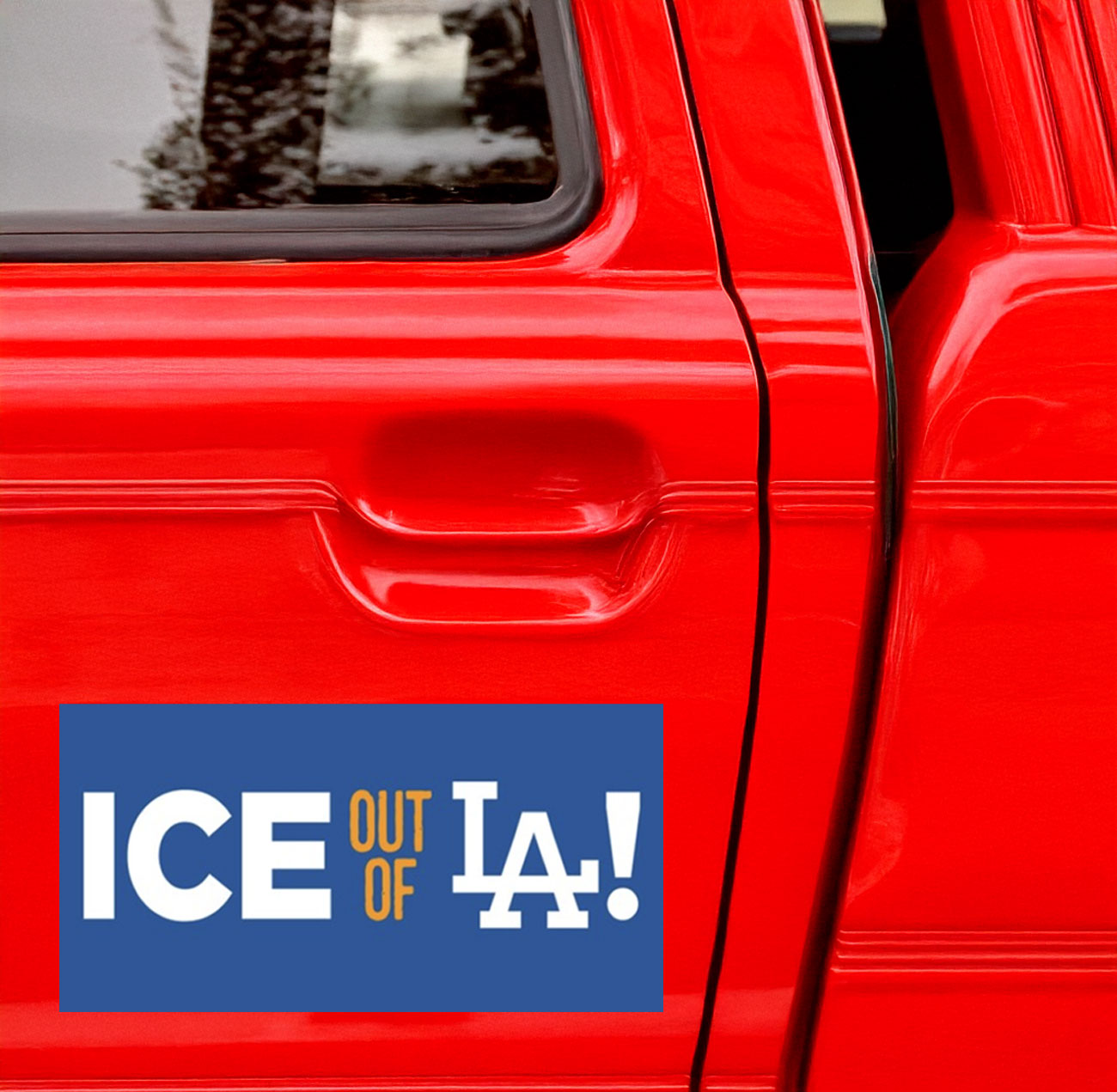 ICE Out of LA Car Magnet