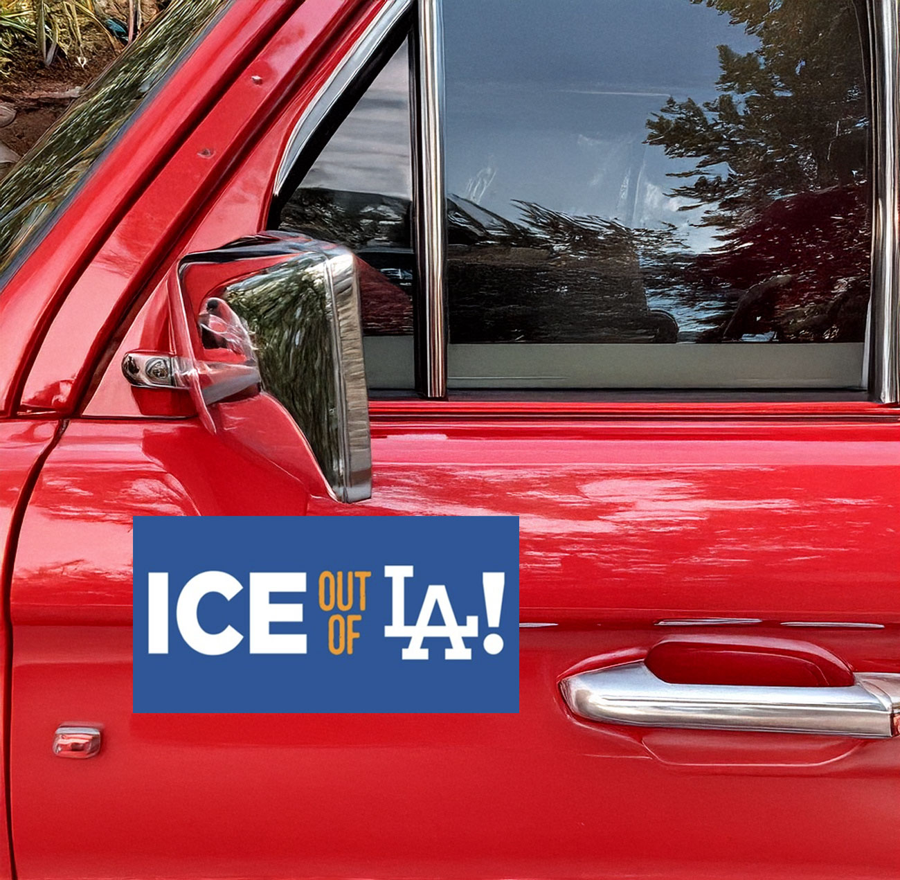 ICE Out of LA Car Magnet