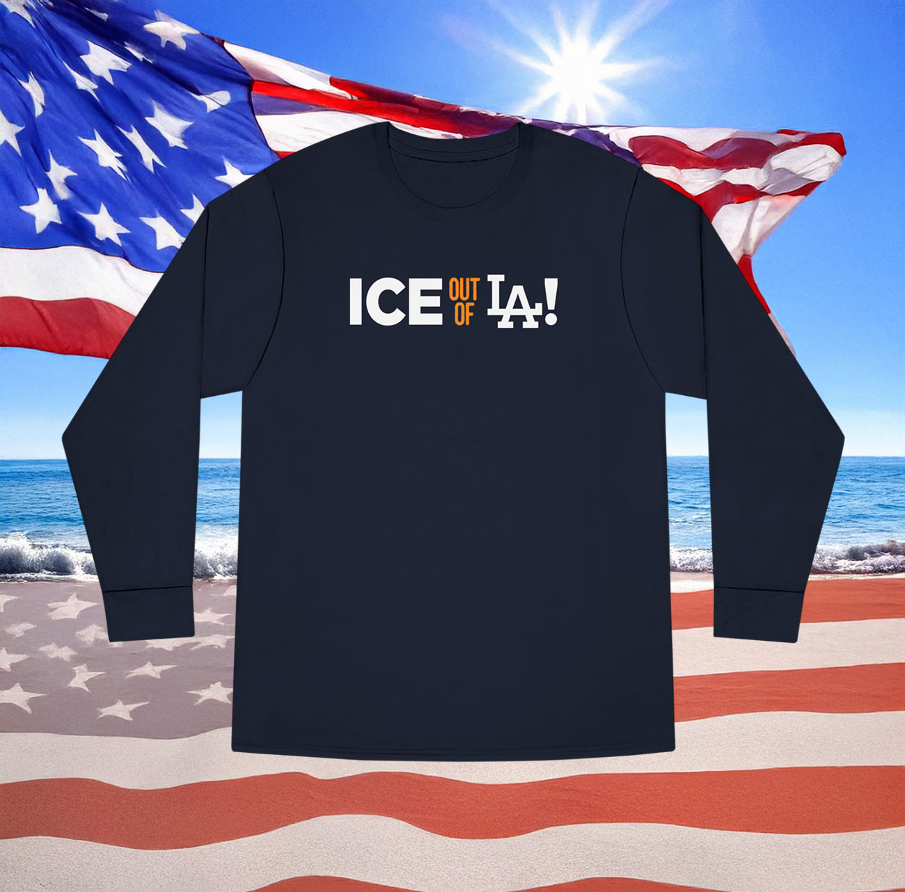 ICE Out Of LA Long Sleee