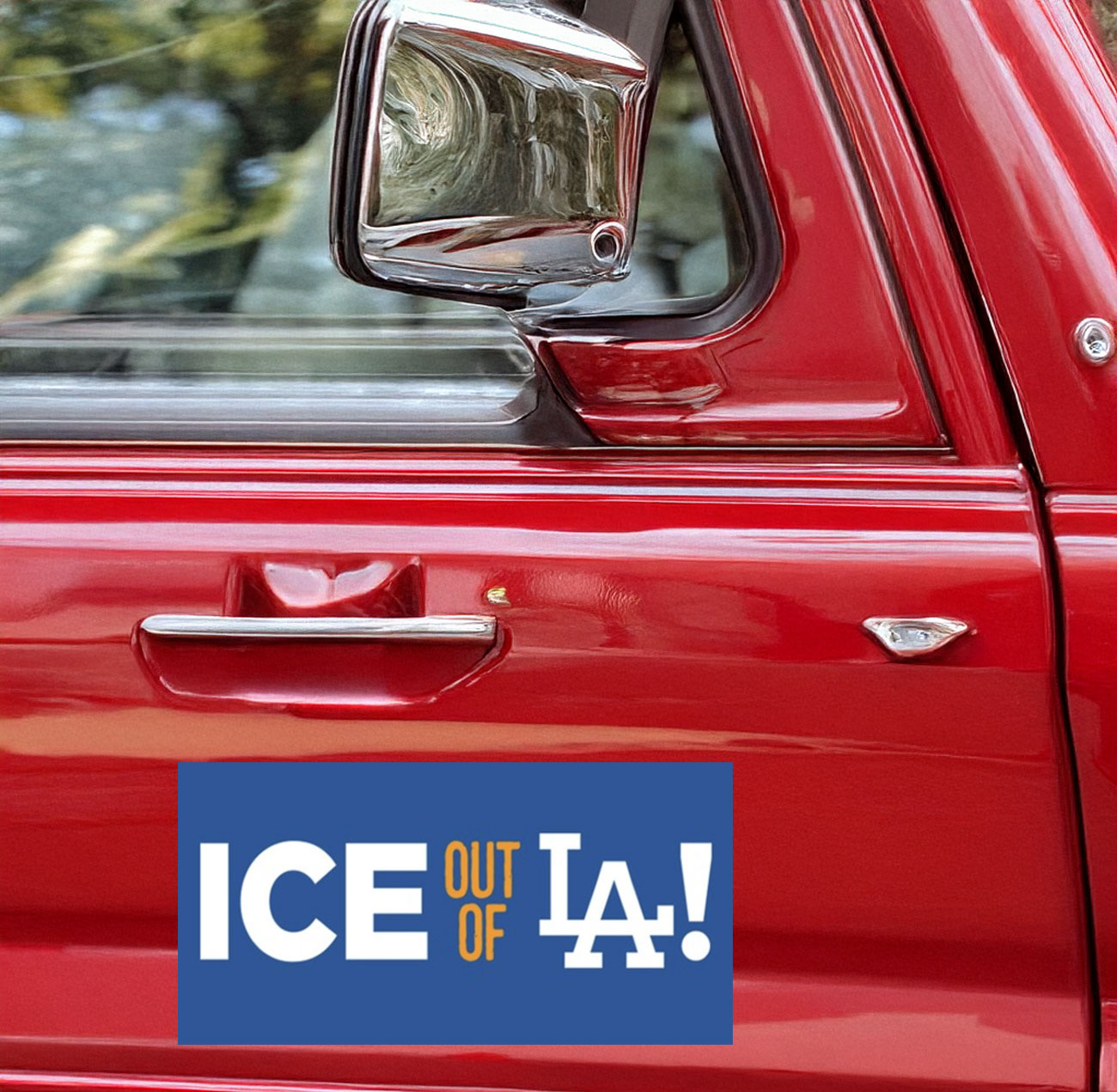 ICE Out Of LA Stickers
