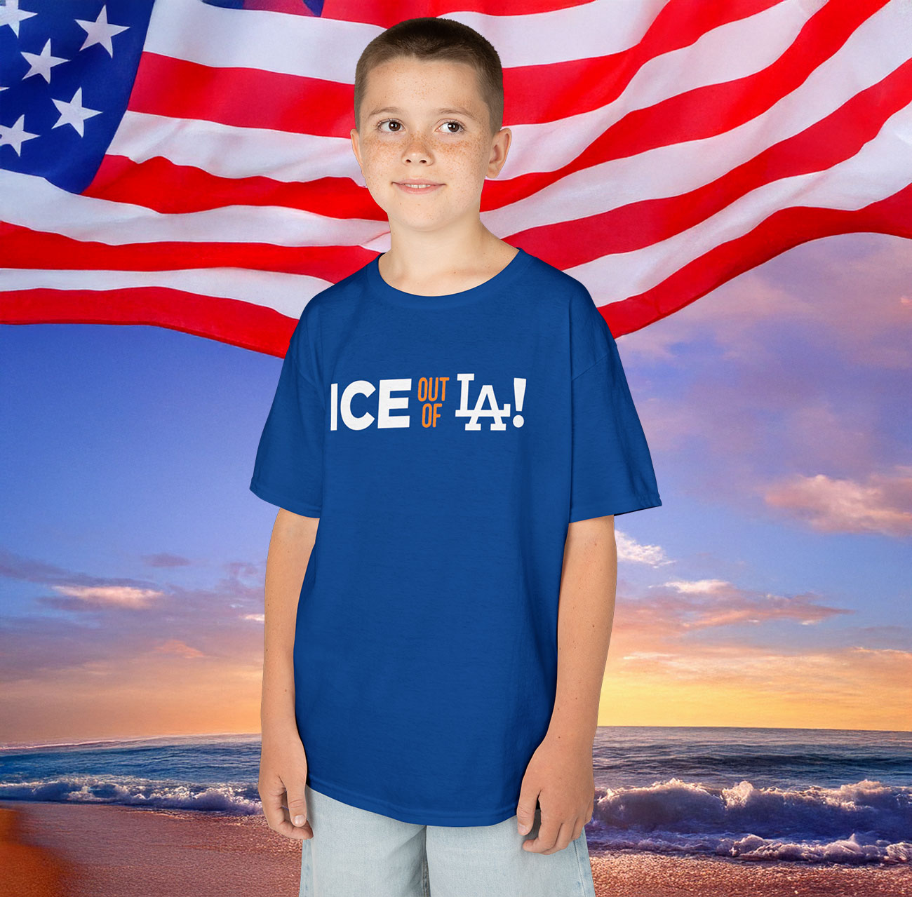 ICE Out Of LA T-Shirt Kids