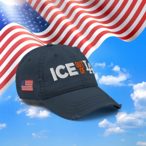 ICE Out of LA Distressed Hat