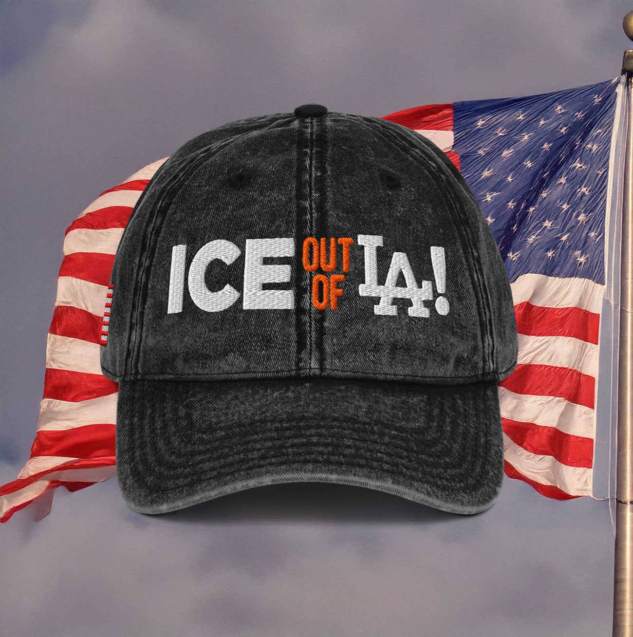 ICE Out of LA Vintage Cap
