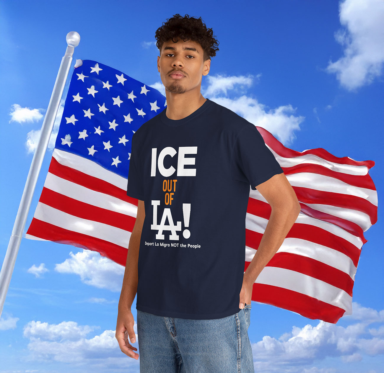 Ice Out Of La Deport La Migra Not The People Shirt