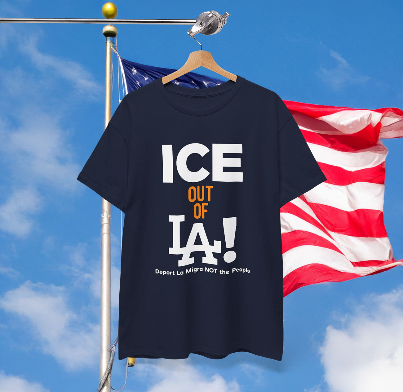 Ice Out Of La Deport La Migra Not The People Shirt