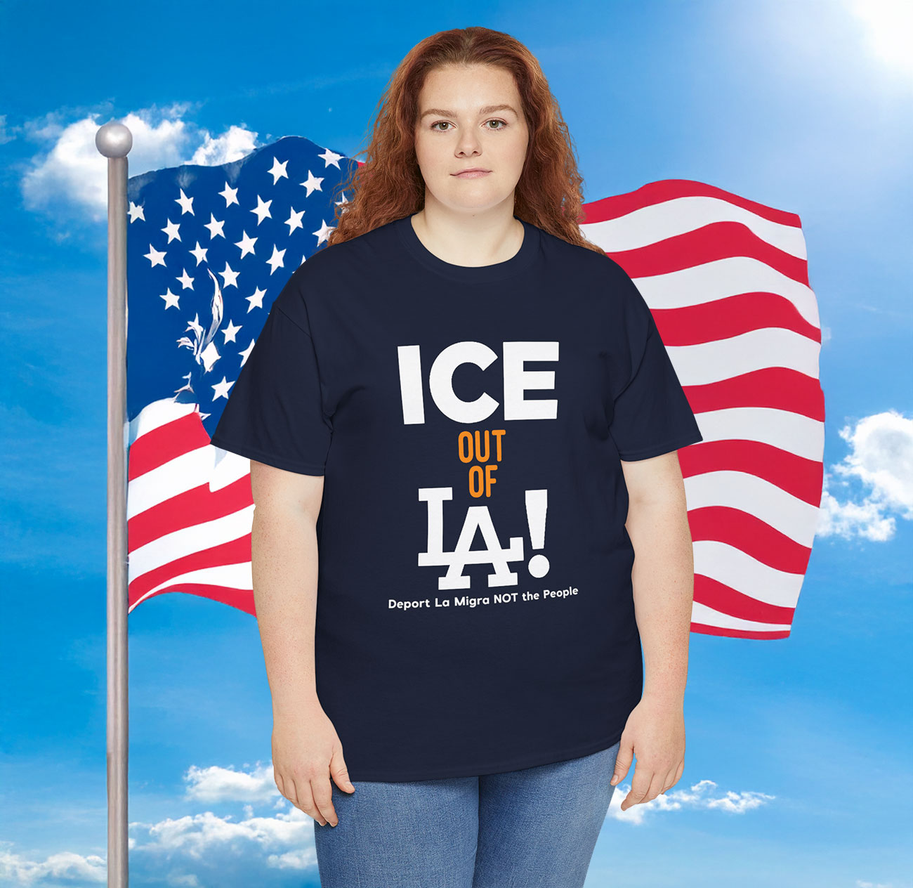 Ice Out Of La Deport La Migra Not The People Shirt