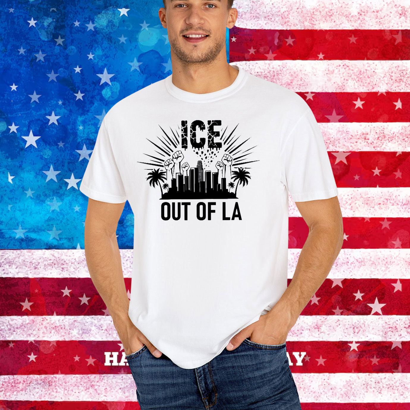 Ice Out of LA T-Shirt Los Angeles