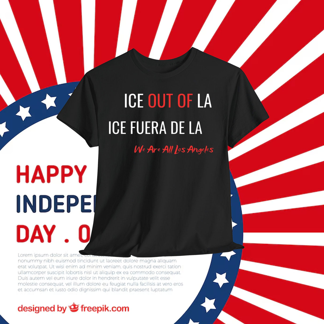 Ice Out of LA Shirt – ICE Fuera de LA