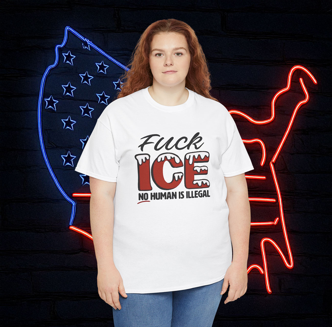 No Human Is Illegal FUCK ICE Shirt