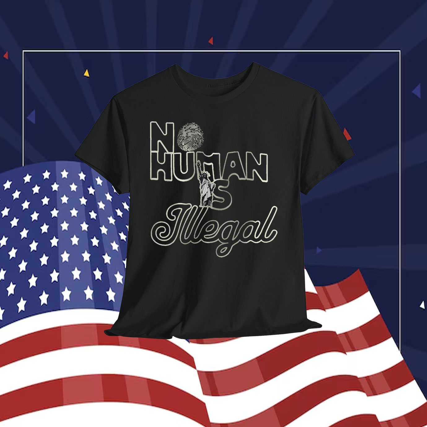 No Human Is Illegal Shirt Abolish ICE