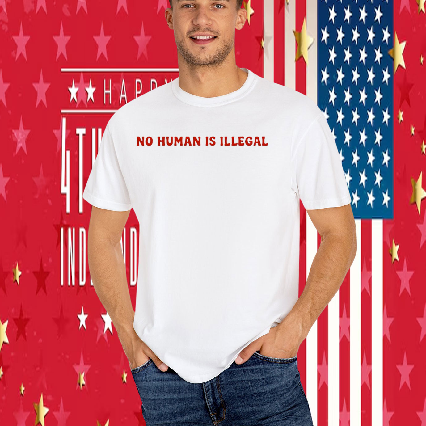 No Human Is Illegal T-Shirt
