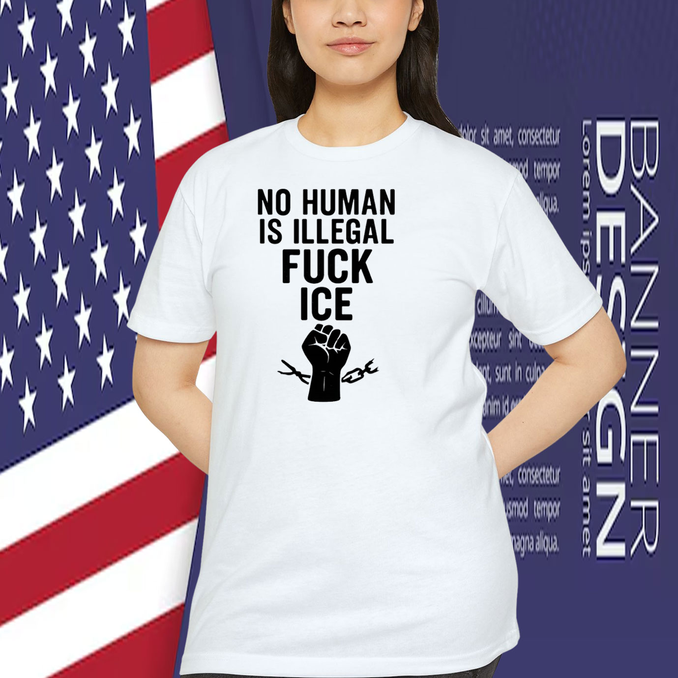 No Human Is Illegal Shirts Fuck ICE