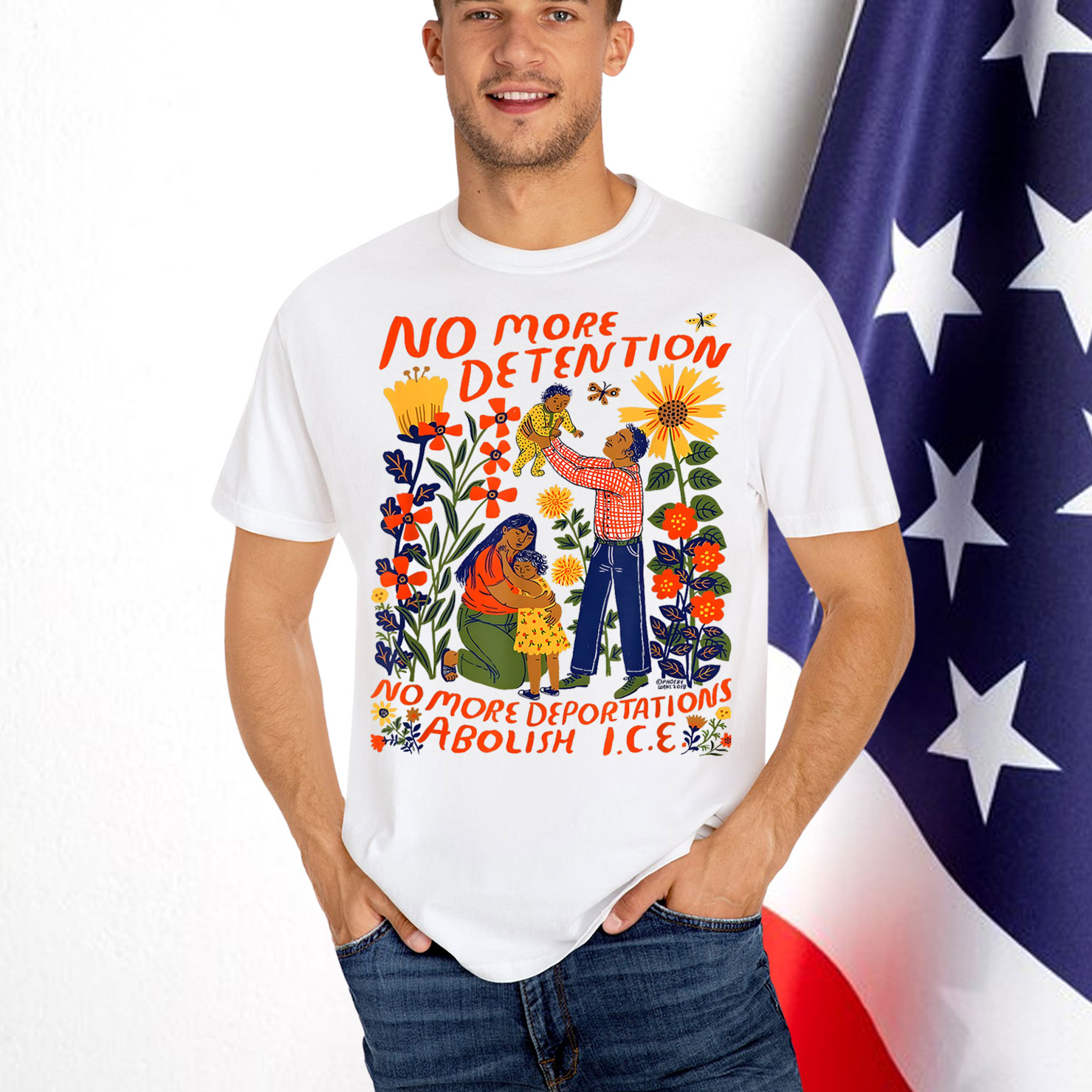 No More Deportation No More Detention Abolish ICE Shirt