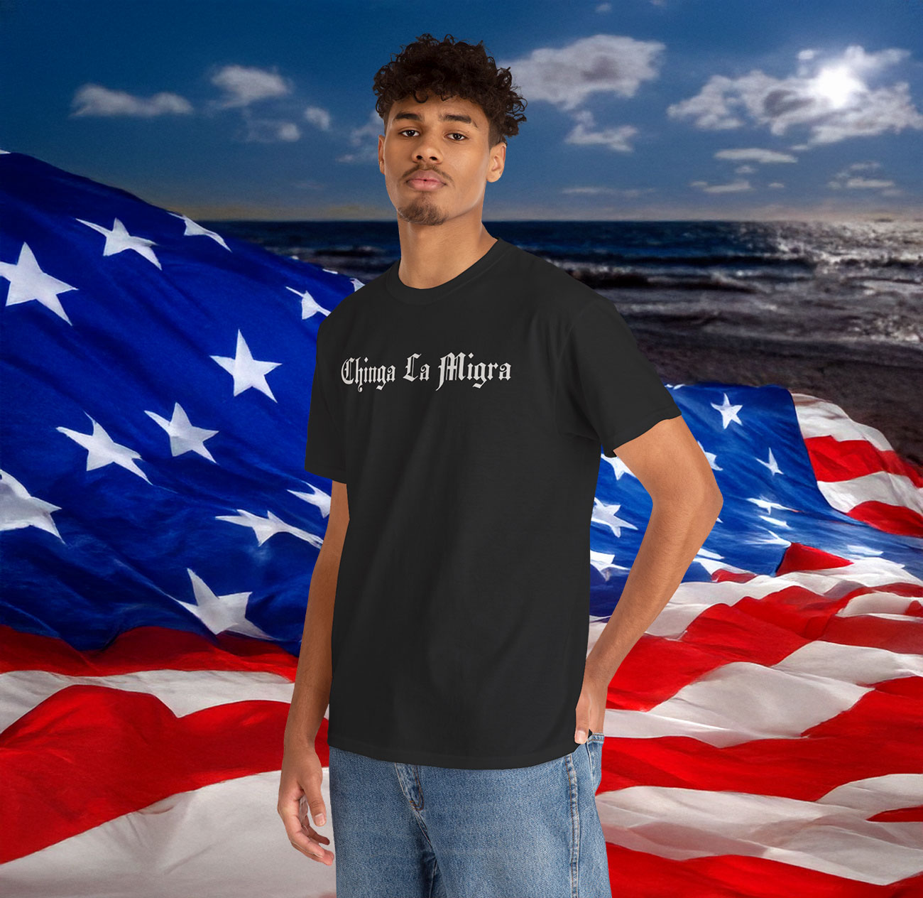 Retro Chinga La Migra Shirt